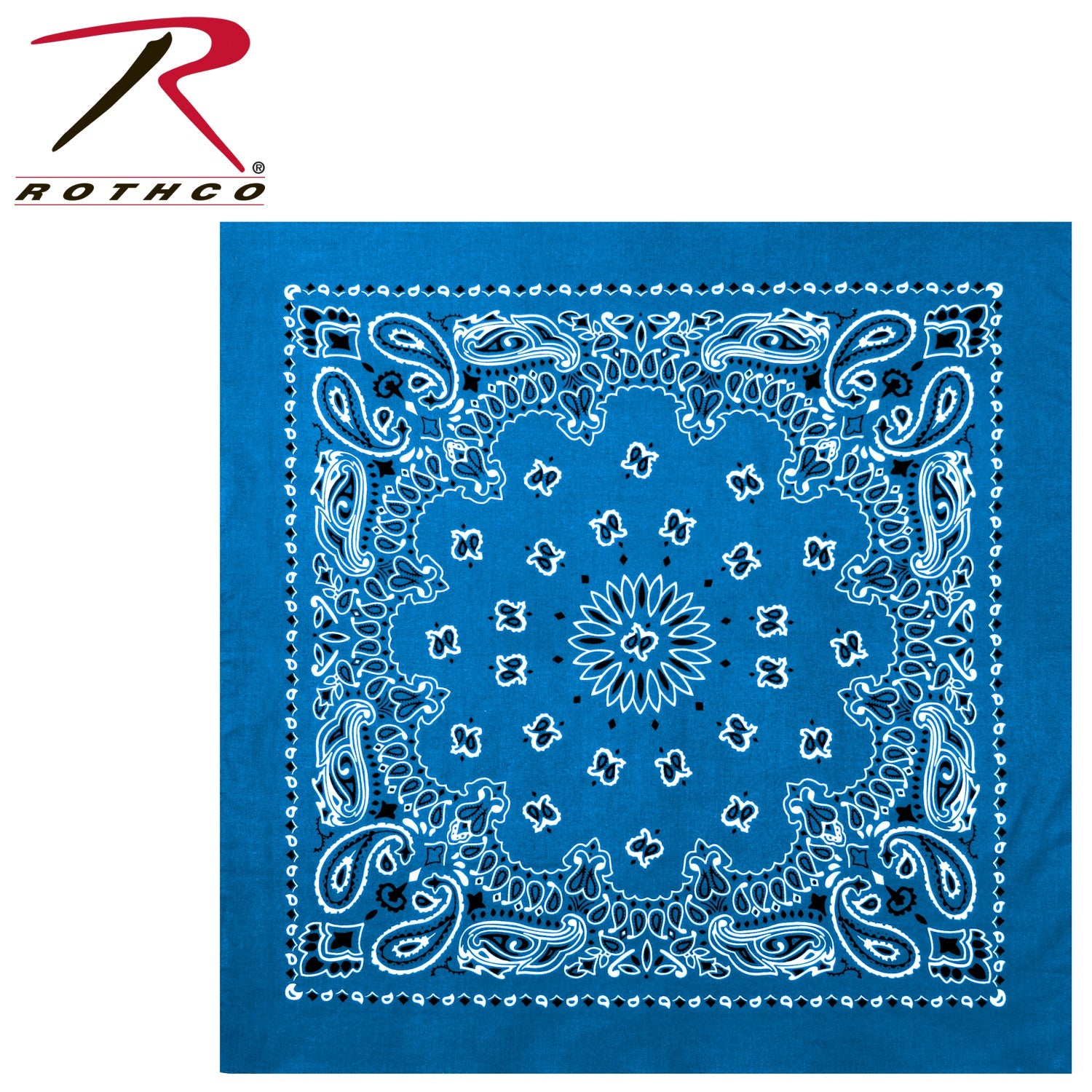 Rothco Trainmen Paisley Bandana – Extra-Large - 27” X 27" LARSON TACTICAL SUPPLY