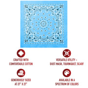 Rothco Trainmen Paisley Bandana – Extra-Large - 27” X 27" LARSON TACTICAL SUPPLY