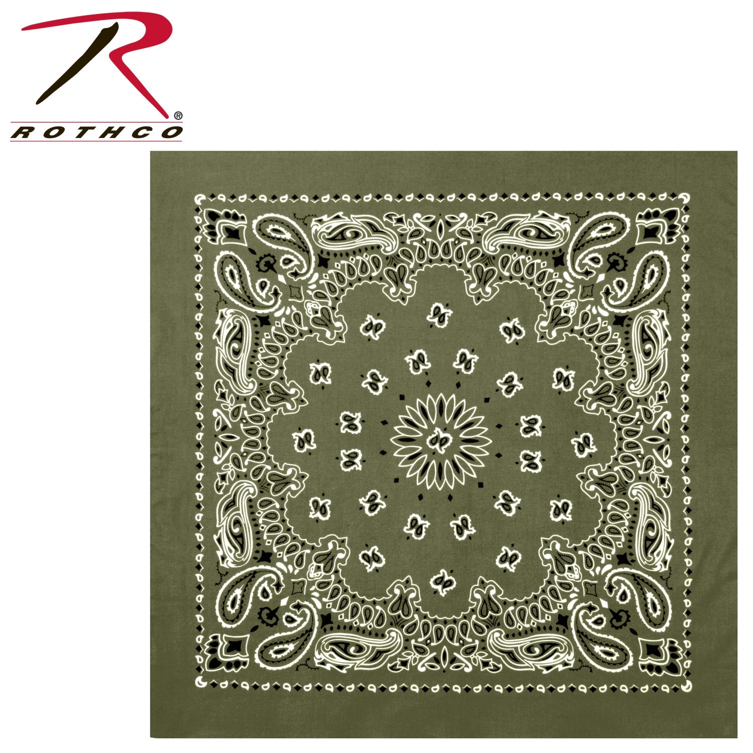 Rothco Trainmen Paisley Bandana – Extra-Large - 27” X 27" LARSON TACTICAL SUPPLY