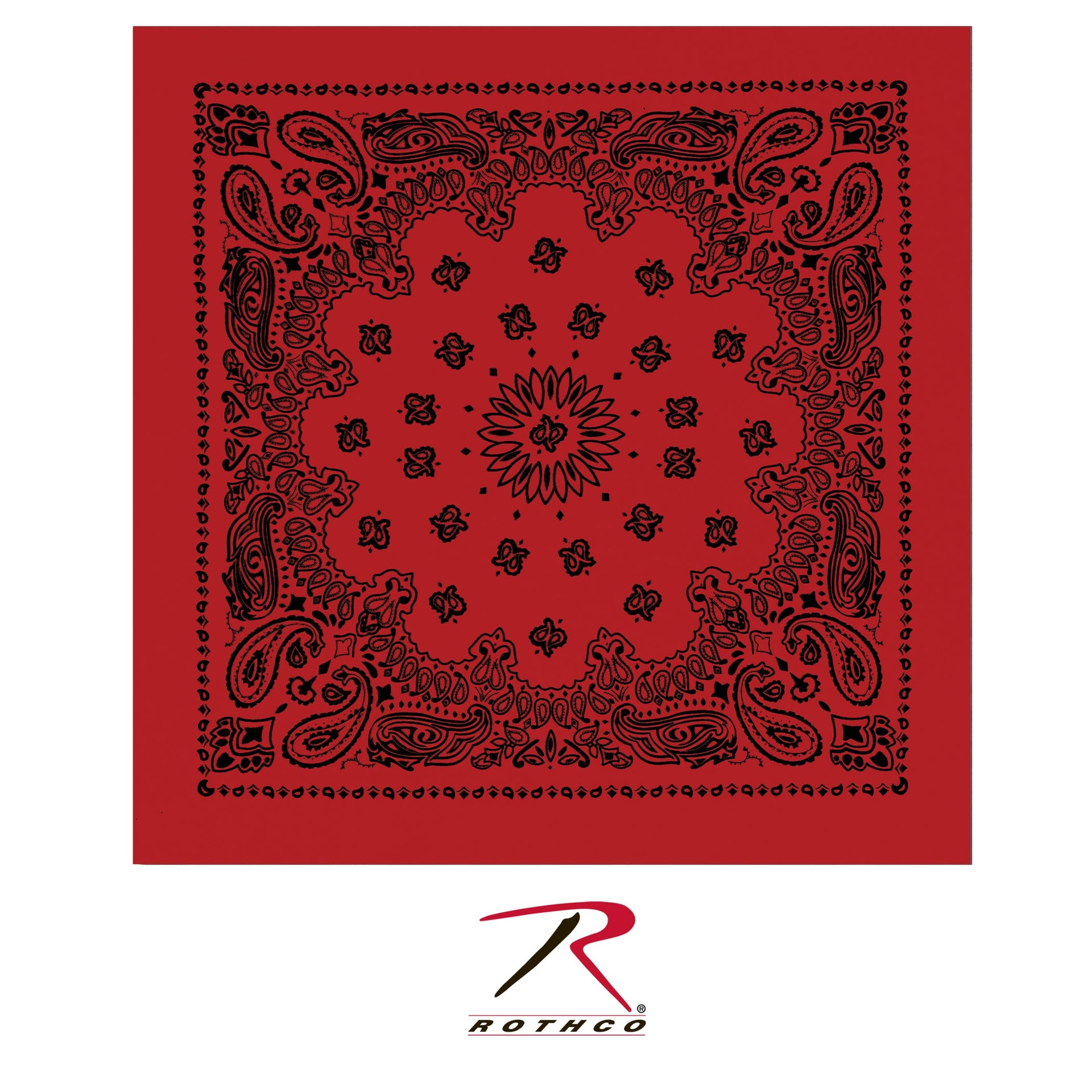 Rothco Trainmen Paisley Bandana – Extra-Large - 27” X 27" LARSON TACTICAL SUPPLY