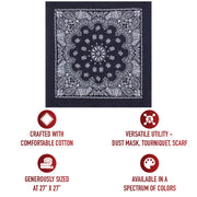 Rothco Trainmen Paisley Bandana – Extra-Large - 27” X 27" LARSON TACTICAL SUPPLY