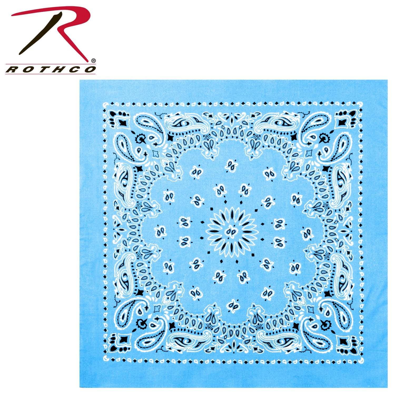 Rothco Trainmen Paisley Bandana – Extra-Large - 27” X 27" LARSON TACTICAL SUPPLY