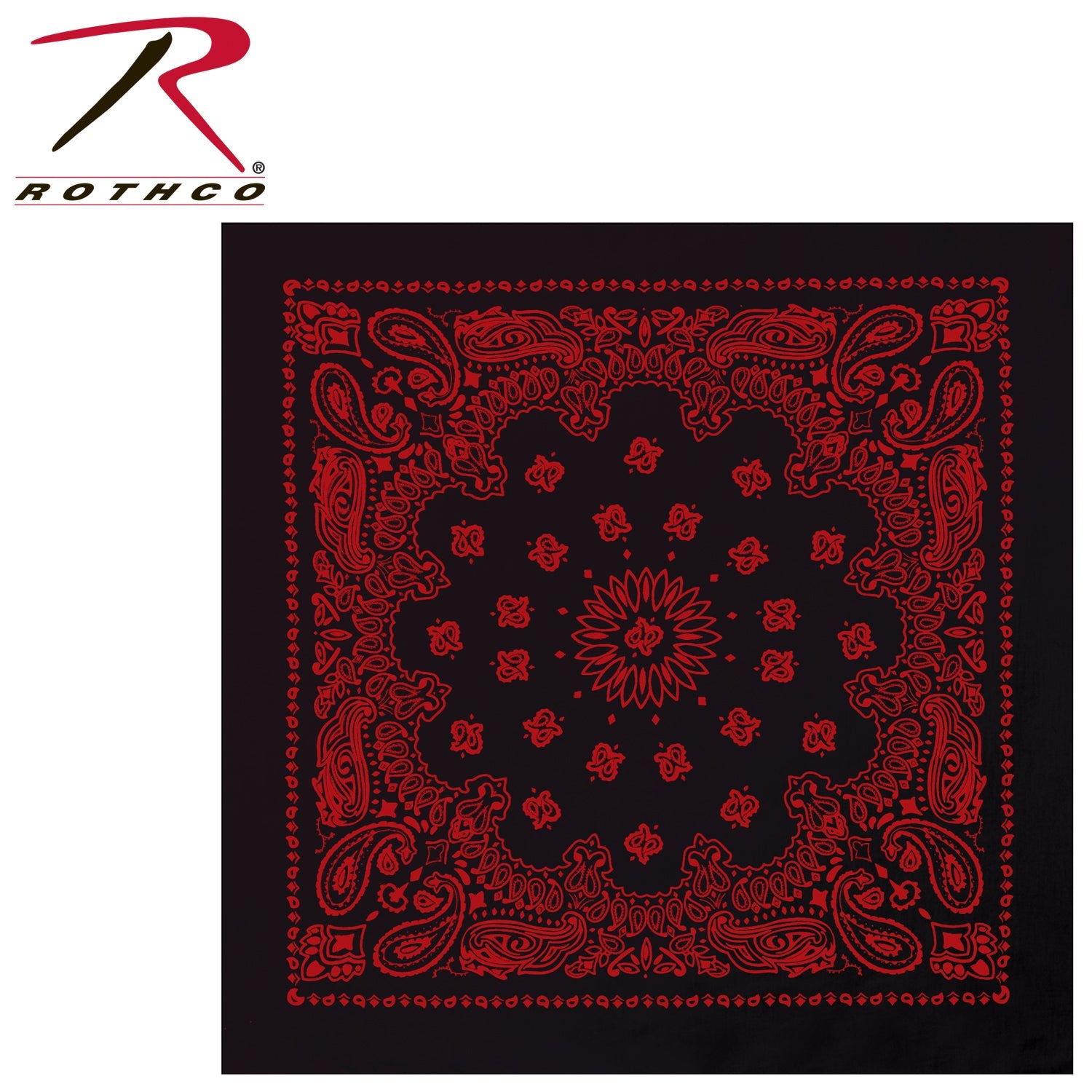 Rothco Trainmen Paisley Bandana – Extra-Large - 27” X 27" LARSON TACTICAL SUPPLY