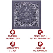 Rothco Trainmen Paisley Bandana – Extra-Large - 27” X 27" LARSON TACTICAL SUPPLY