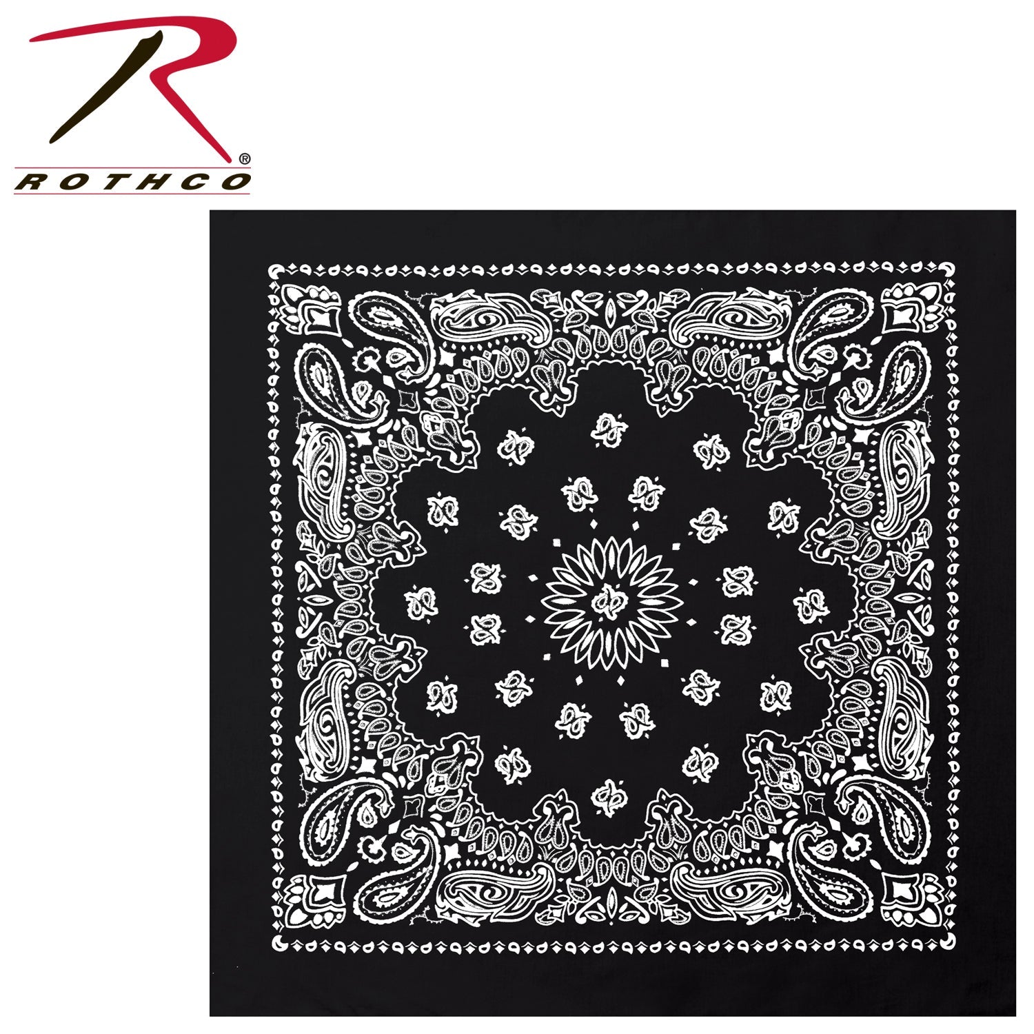 Rothco Trainmen Paisley Bandana – Extra-Large - 27” X 27" LARSON TACTICAL SUPPLY