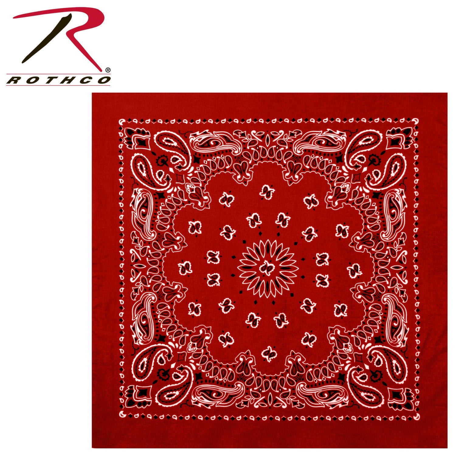 Rothco Trainmen Paisley Bandana – Extra-Large - 27” X 27" LARSON TACTICAL SUPPLY