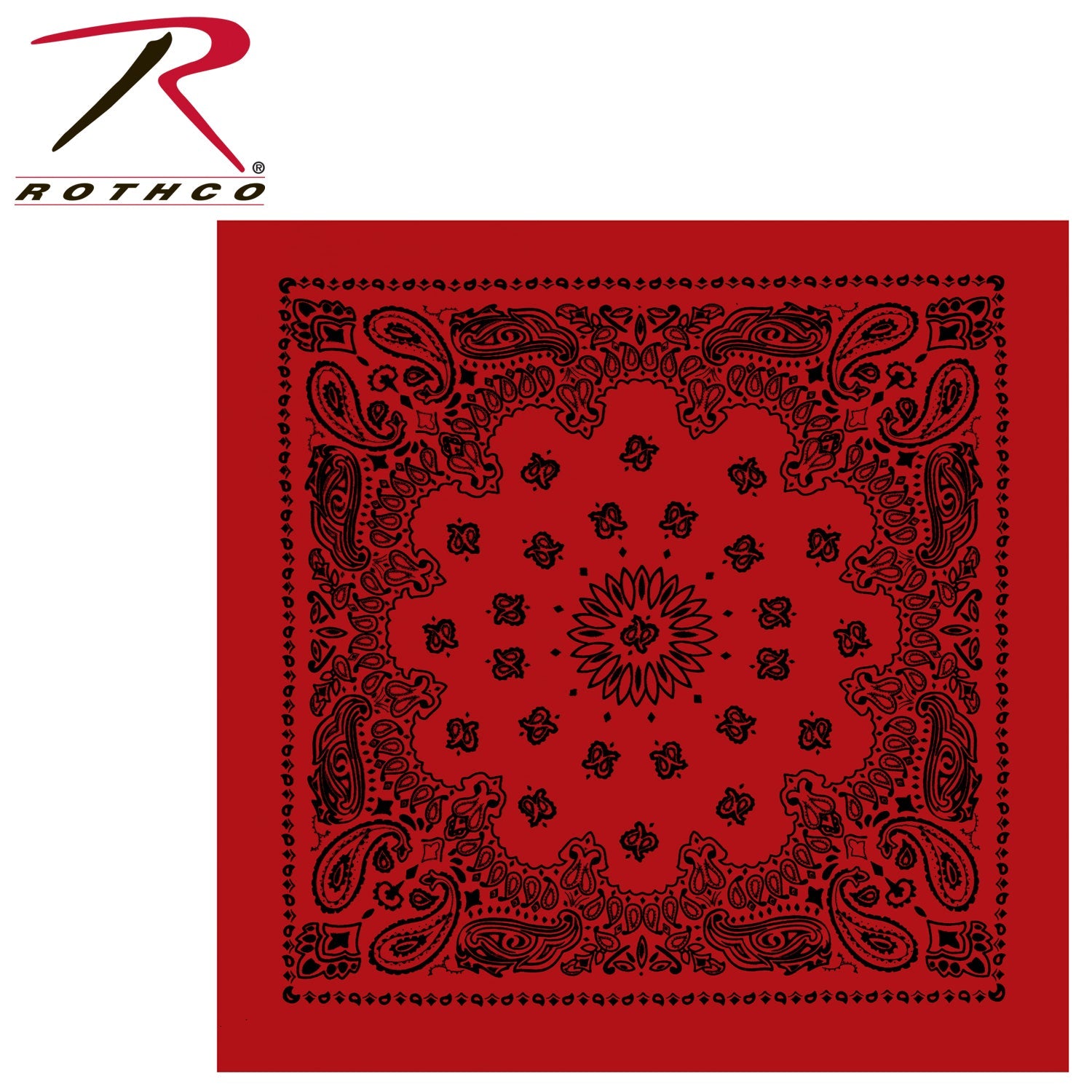 Rothco Trainmen Paisley Bandana – Extra-Large - 27” X 27" LARSON TACTICAL SUPPLY