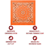 Rothco Trainmen Paisley Bandana – Extra-Large - 27” X 27" LARSON TACTICAL SUPPLY