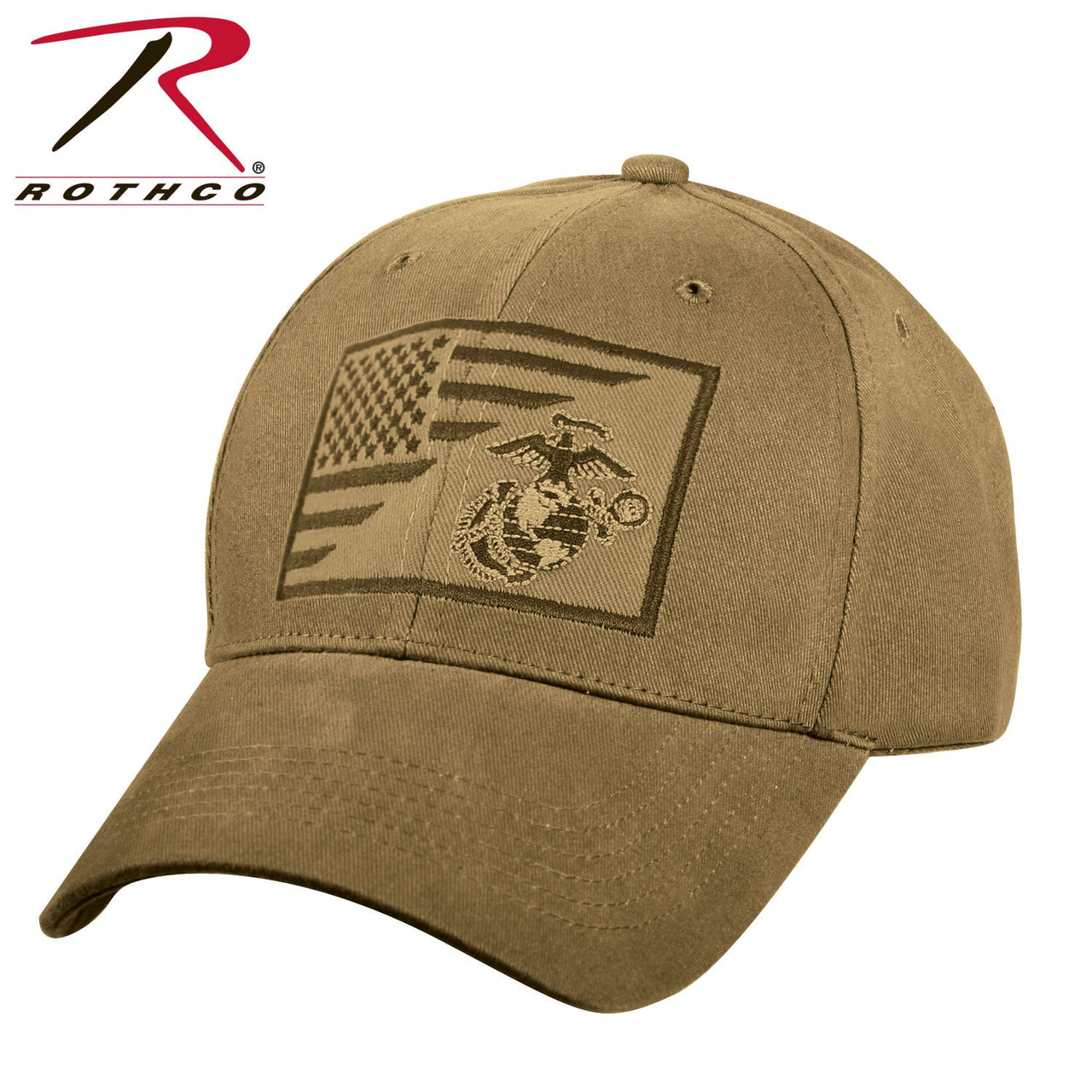 Rothco USMC Eagle, Globe and Anchor / US Flag Low Pro Cap LARSON TACTICAL SUPPLY