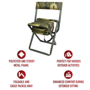 Rothco Deluxe Folding Stool With Pouch LARSON TACTICAL SUPPLY
