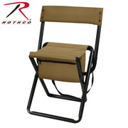 Rothco Deluxe Folding Stool With Pouch LARSON TACTICAL SUPPLY