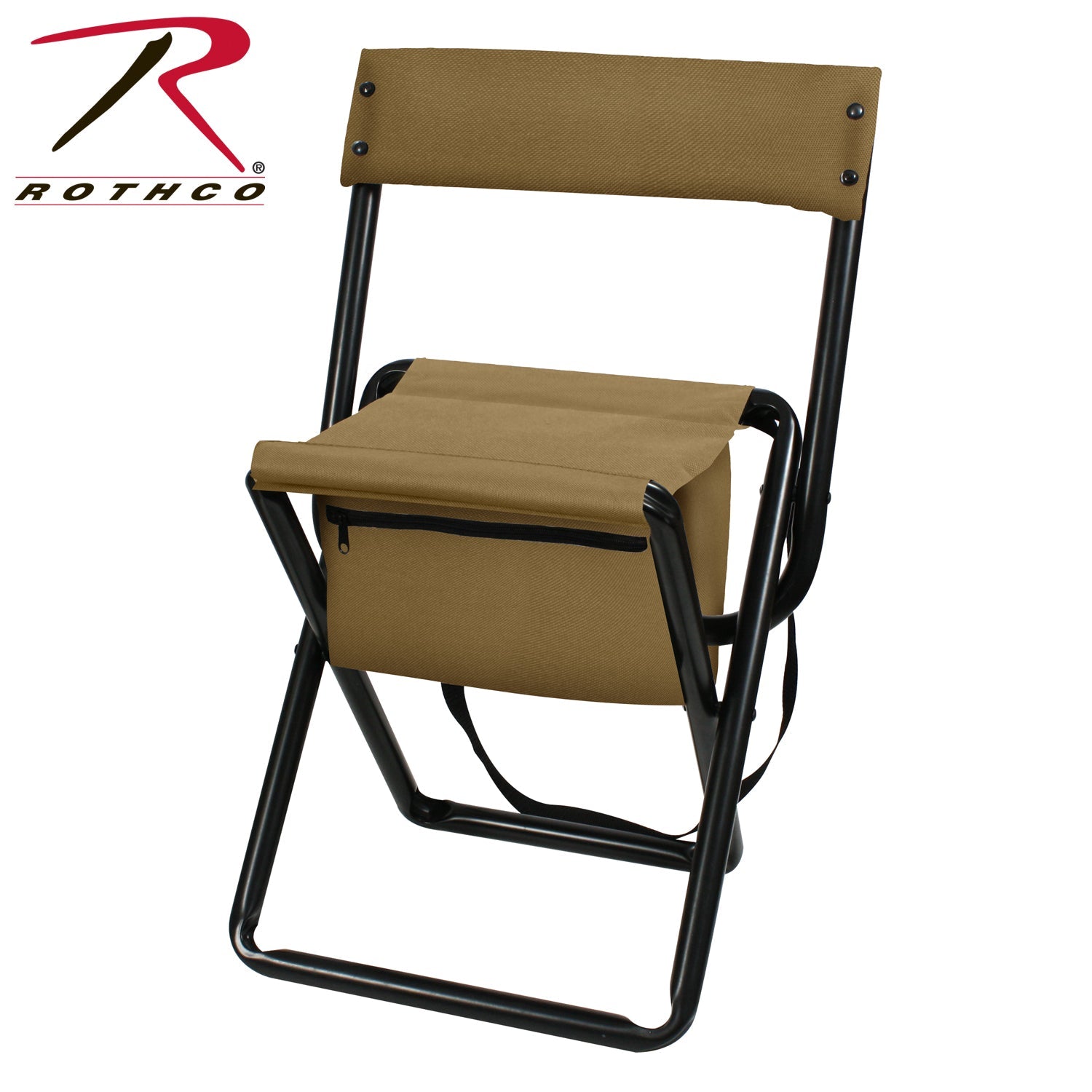 Rothco Deluxe Folding Stool With Pouch LARSON TACTICAL SUPPLY