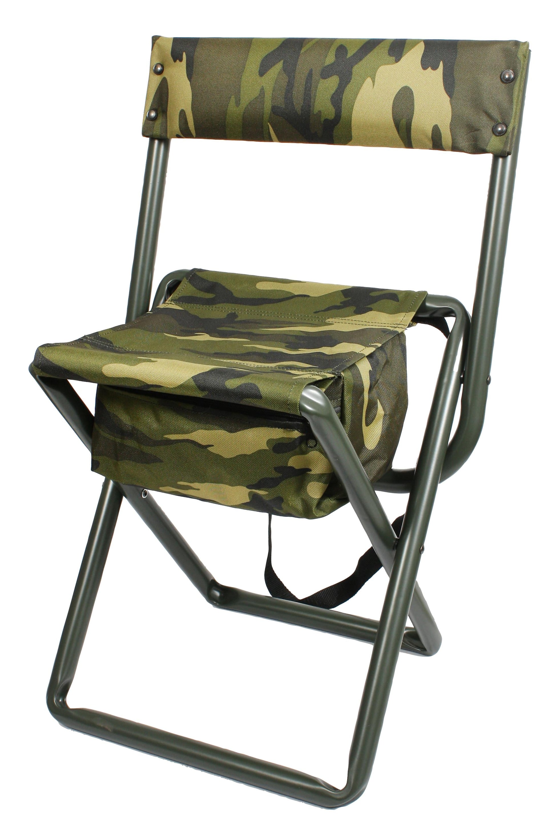 Rothco Deluxe Folding Stool With Pouch LARSON TACTICAL SUPPLY