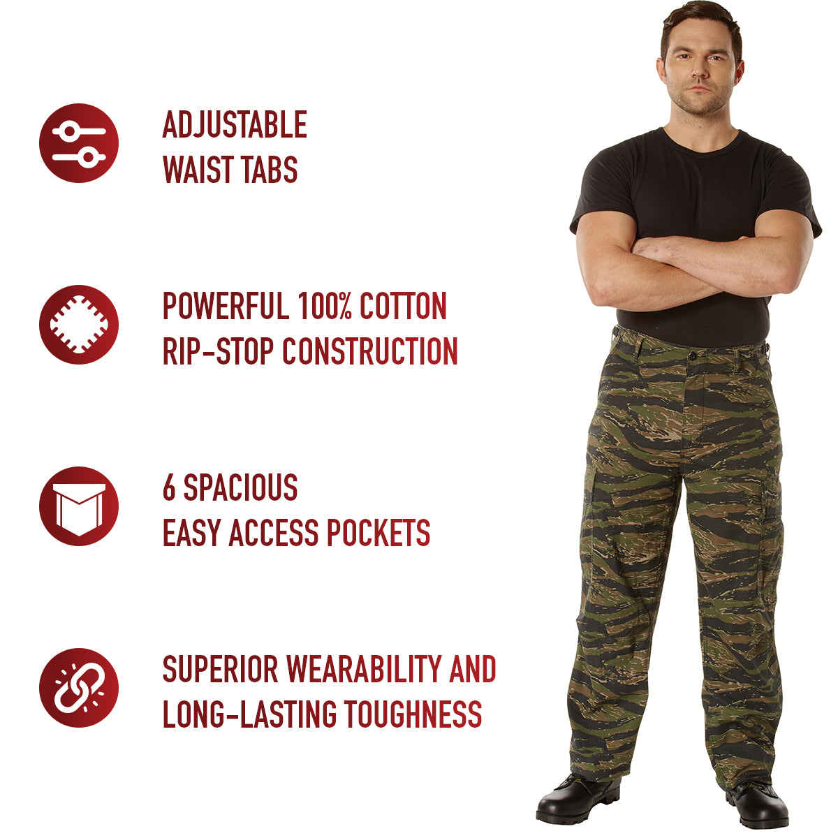 Rothco Vintage Vietnam Rip-Stop Fatigue Pants LARSON TACTICAL SUPPLY