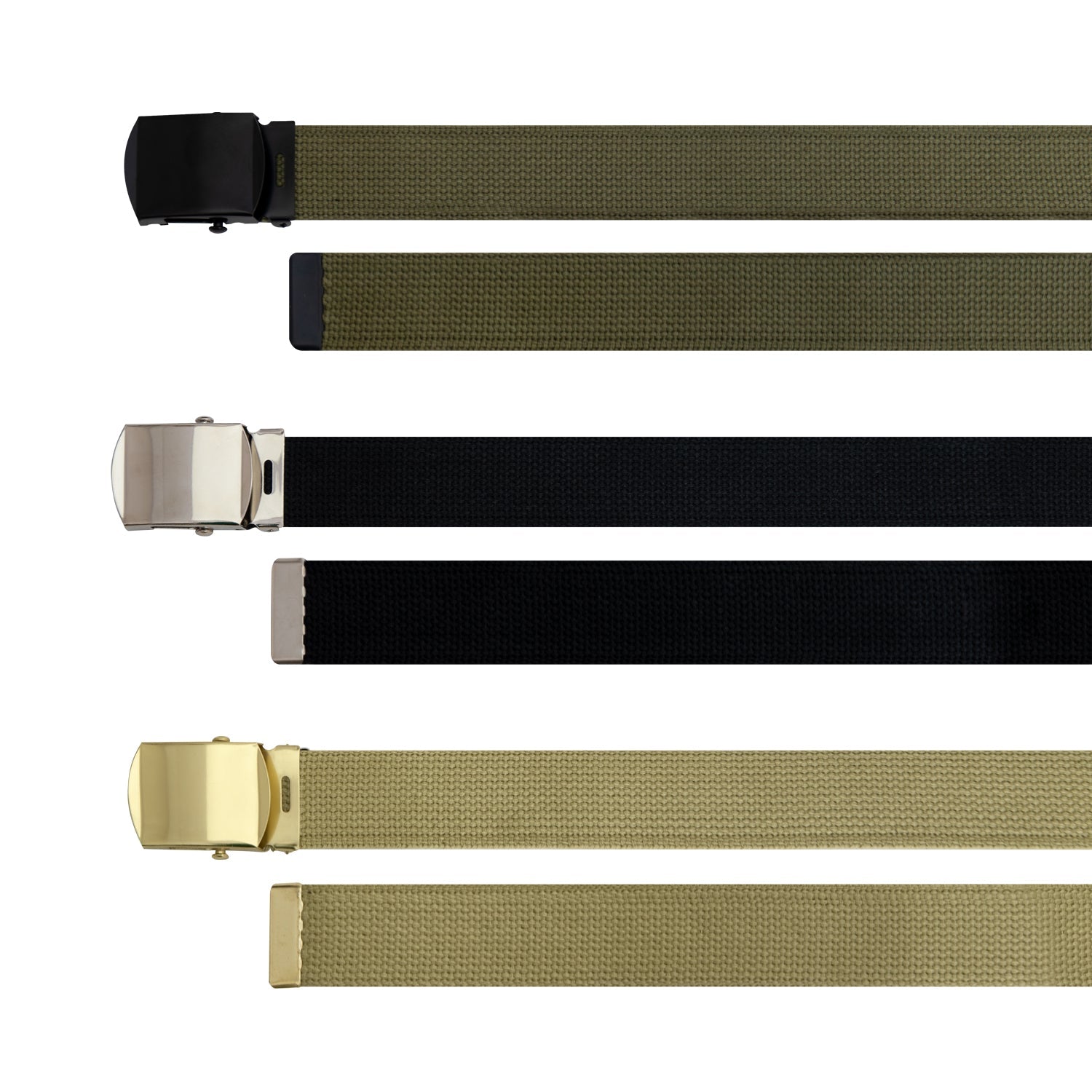Rothco Web Belts In 3 Pack LARSON TACTICAL SUPPLY