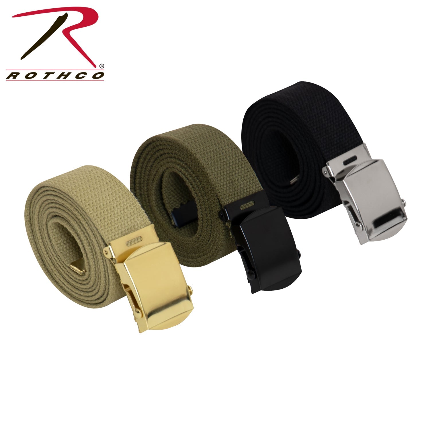 Rothco Web Belts In 3 Pack LARSON TACTICAL SUPPLY