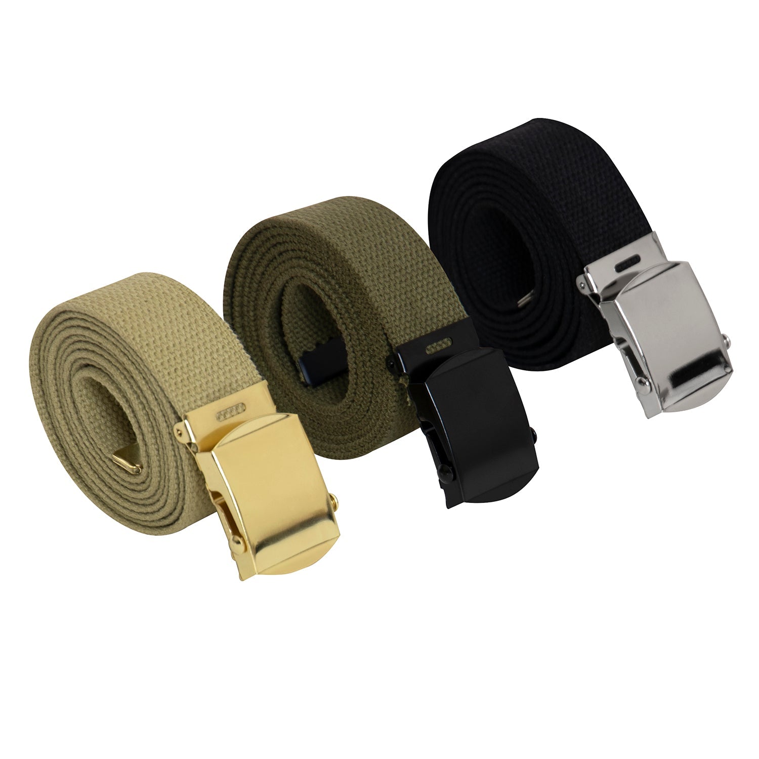 Rothco Web Belts In 3 Pack LARSON TACTICAL SUPPLY