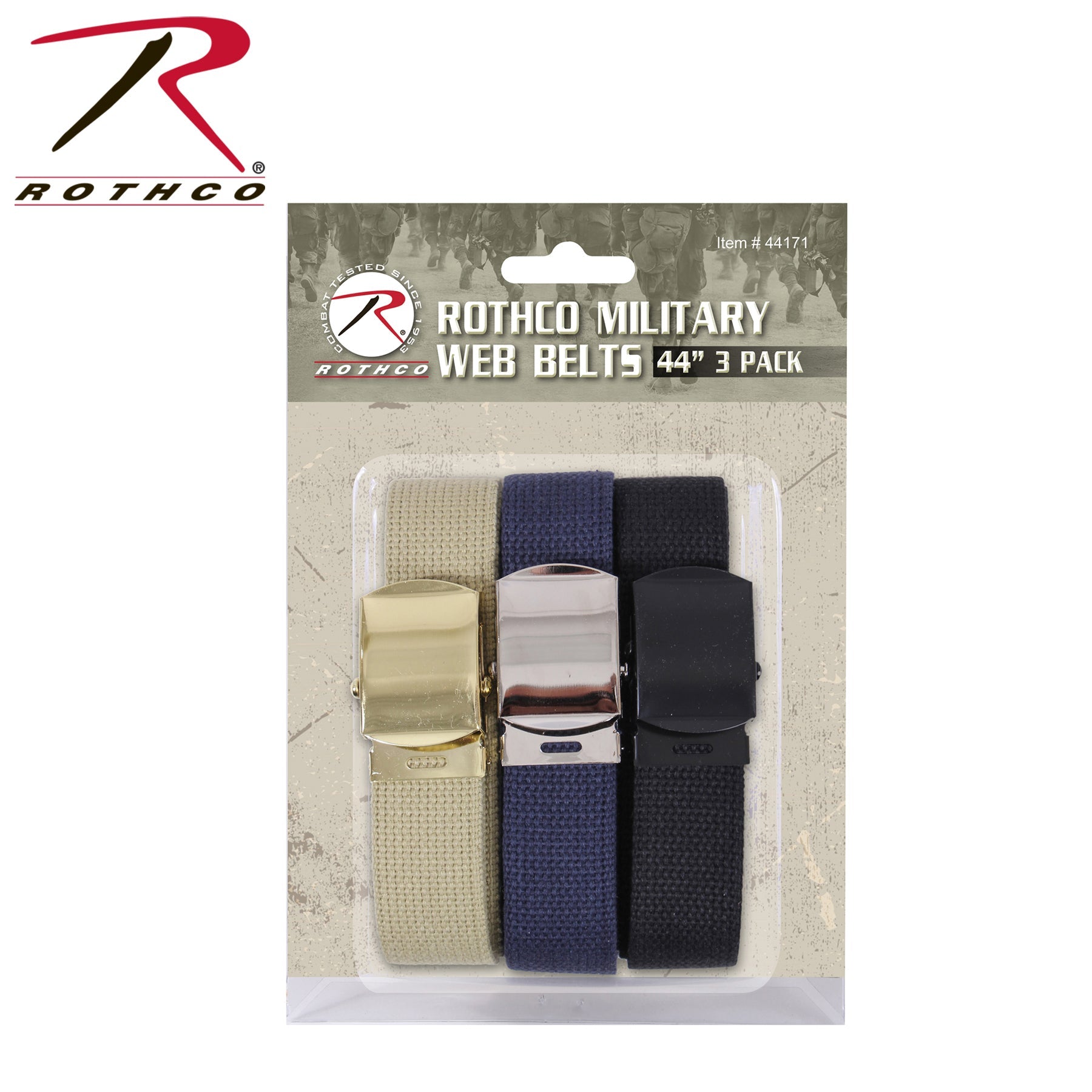 Rothco Web Belts In 3 Pack LARSON TACTICAL SUPPLY