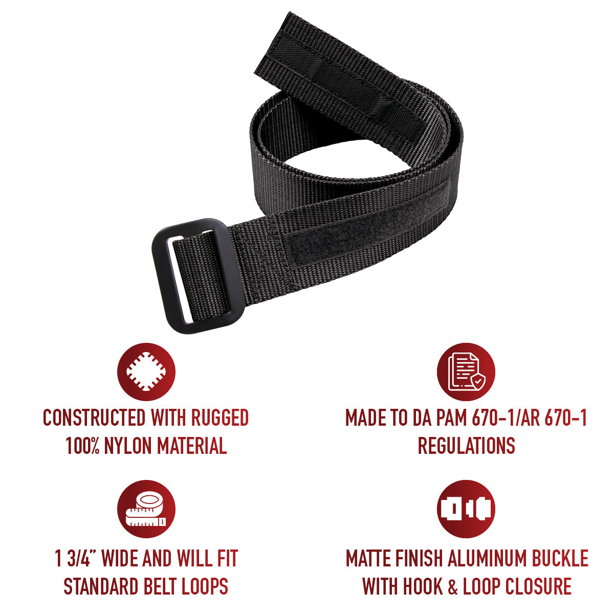 Rothco AR 670-1 Compliant Military Riggers Belt LARSON TACTICAL SUPPLY