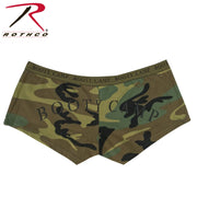 Rothco Woodland Camo "Booty Camp" Booty Shorts & Tank Top LARSON TACTICAL SUPPLY