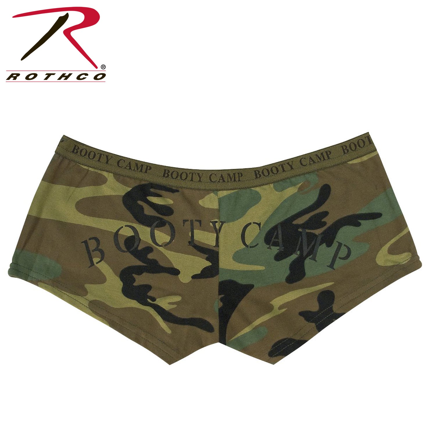 Rothco Woodland Camo "Booty Camp" Booty Shorts & Tank Top LARSON TACTICAL SUPPLY