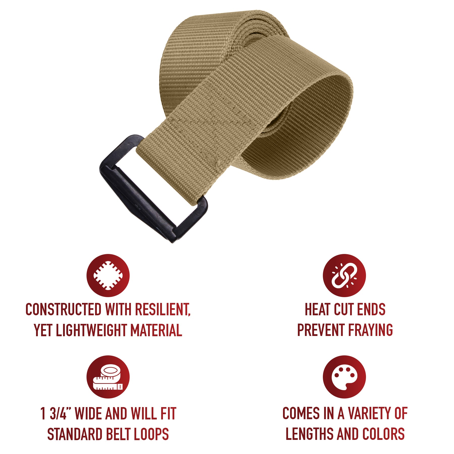 Rothco Adjustable BDU Belt LARSON TACTICAL SUPPLY