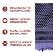 Rothco Lightweight Shemagh Tactical Desert Keffiyeh Scarf LARSON TACTICAL SUPPLY