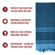 Rothco Lightweight Shemagh Tactical Desert Keffiyeh Scarf LARSON TACTICAL SUPPLY