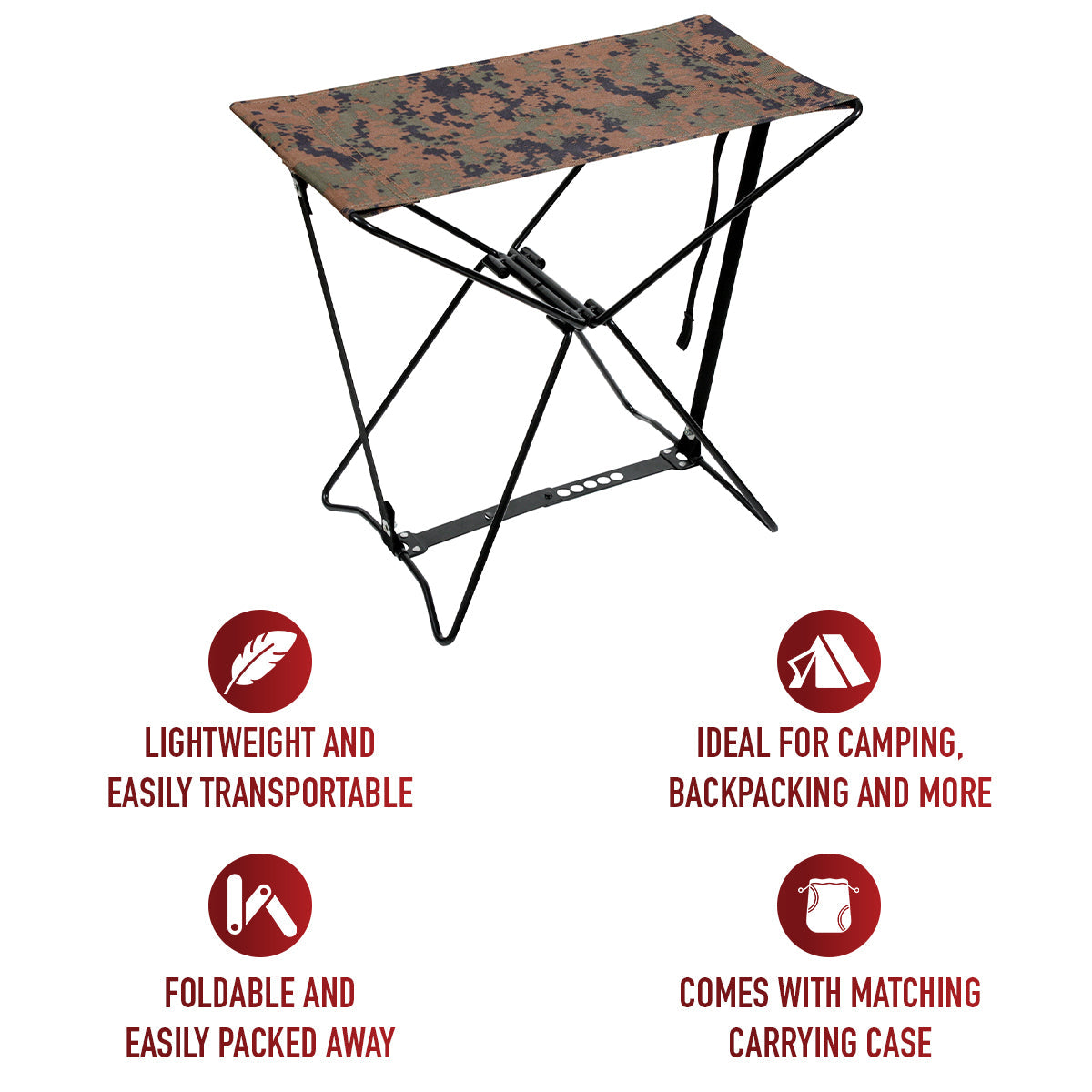 Rothco Folding Camp Stool LARSON TACTICAL SUPPLY