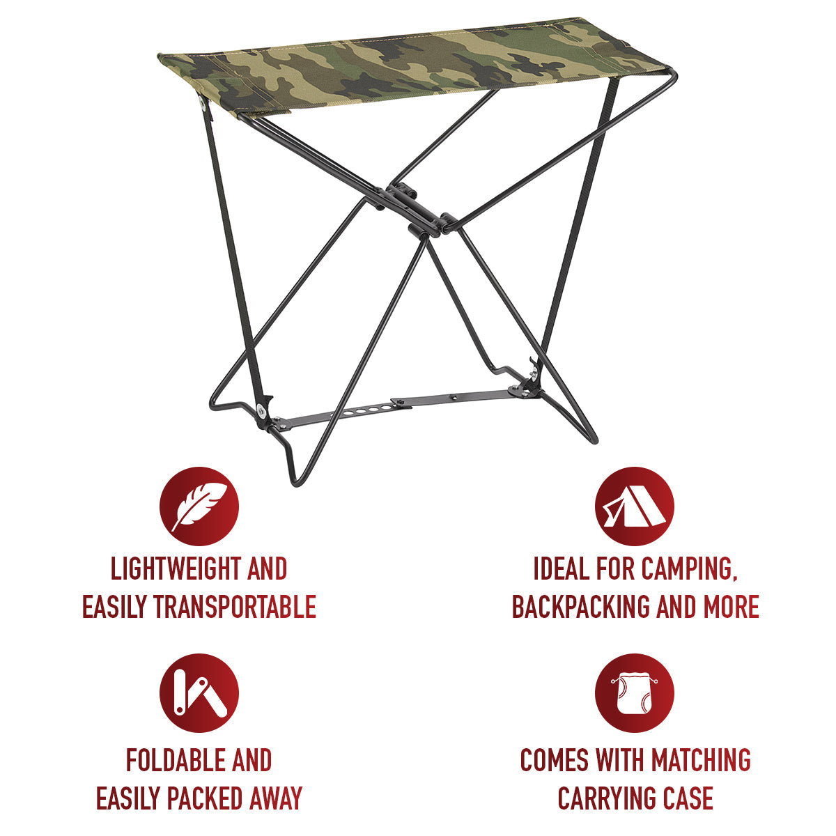 Rothco Folding Camp Stool LARSON TACTICAL SUPPLY
