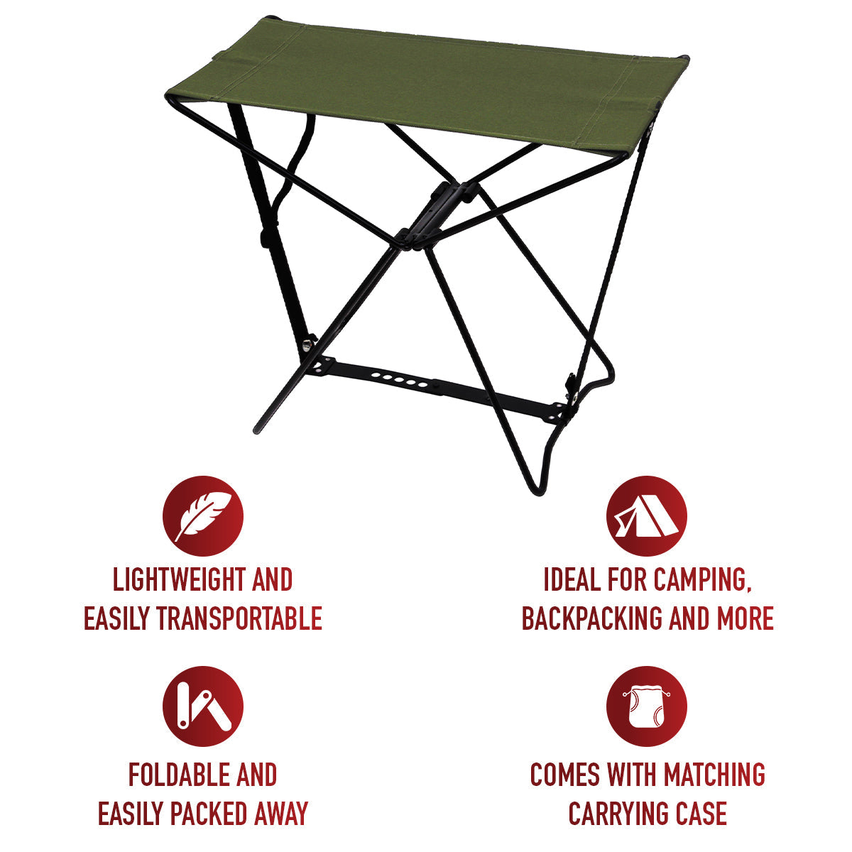 Rothco Folding Camp Stool LARSON TACTICAL SUPPLY
