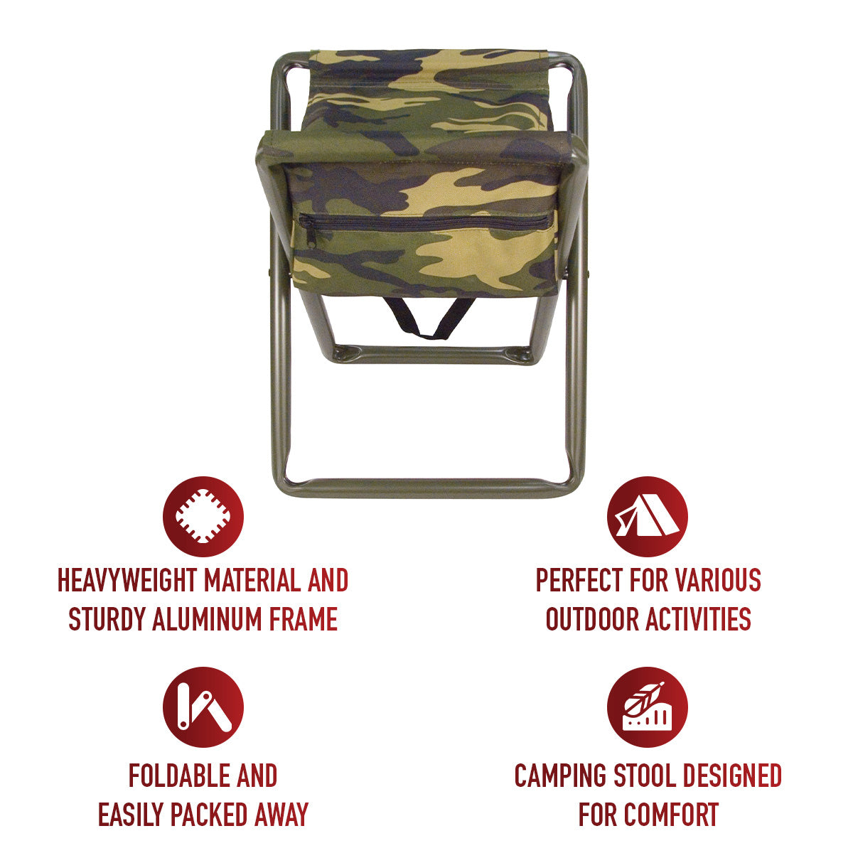 Rothco Deluxe Stool With Pouch LARSON TACTICAL SUPPLY