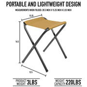 Rothco Lightweight Folding Camp Stool LARSON TACTICAL SUPPLY