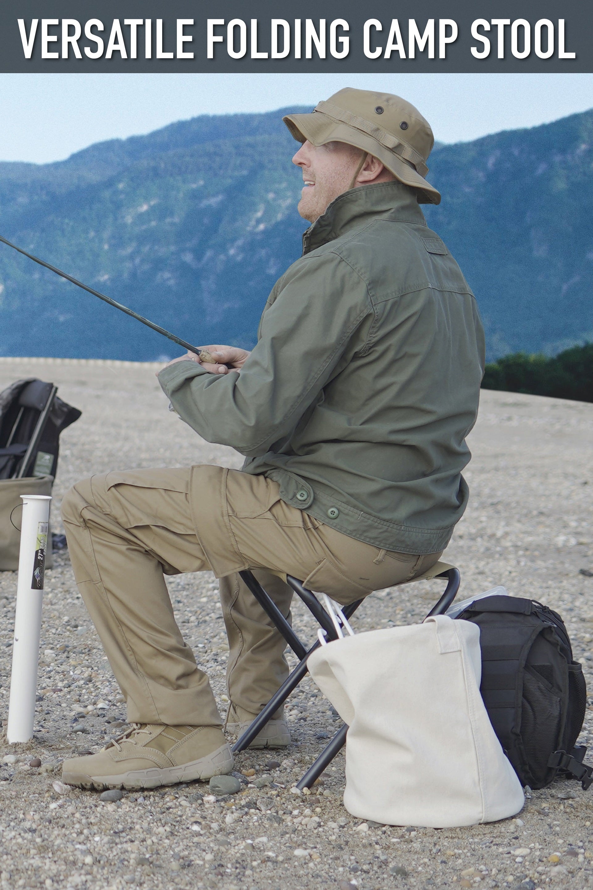 Rothco Lightweight Folding Camp Stool LARSON TACTICAL SUPPLY