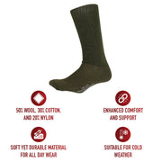 Rothco G.I. Type Cushion Sole Socks LARSON TACTICAL SUPPLY
