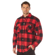 Rothco Extra Heavyweight Buffalo Plaid Flannel Shirt LARSON TACTICAL SUPPLY