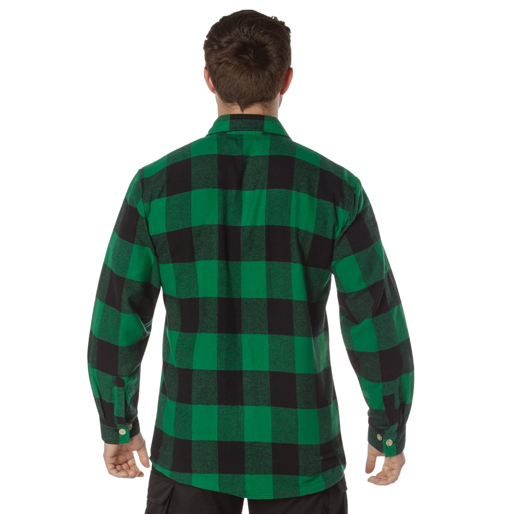 Rothco Extra Heavyweight Buffalo Plaid Flannel Shirt LARSON TACTICAL SUPPLY
