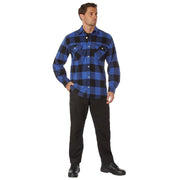 Rothco Extra Heavyweight Buffalo Plaid Flannel Shirt LARSON TACTICAL SUPPLY