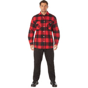 Rothco Extra Heavyweight Buffalo Plaid Flannel Shirt LARSON TACTICAL SUPPLY