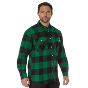 Rothco Extra Heavyweight Buffalo Plaid Flannel Shirt LARSON TACTICAL SUPPLY