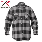 Rothco Heavy Weight Solid Flannel Shirt LARSON TACTICAL SUPPLY