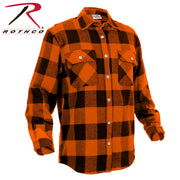 Rothco Heavy Weight Solid Flannel Shirt LARSON TACTICAL SUPPLY
