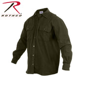 Rothco Heavy Weight Solid Flannel Shirt LARSON TACTICAL SUPPLY