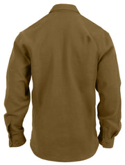 Rothco Heavy Weight Solid Flannel Shirt LARSON TACTICAL SUPPLY