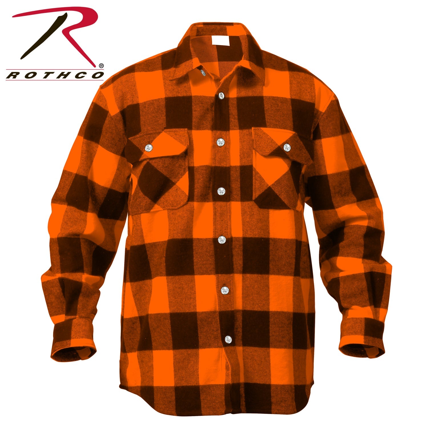 Rothco Heavy Weight Solid Flannel Shirt LARSON TACTICAL SUPPLY