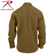 Rothco Heavy Weight Solid Flannel Shirt LARSON TACTICAL SUPPLY