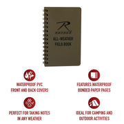 Rothco All-Weather Waterproof Notebook LARSON TACTICAL SUPPLY