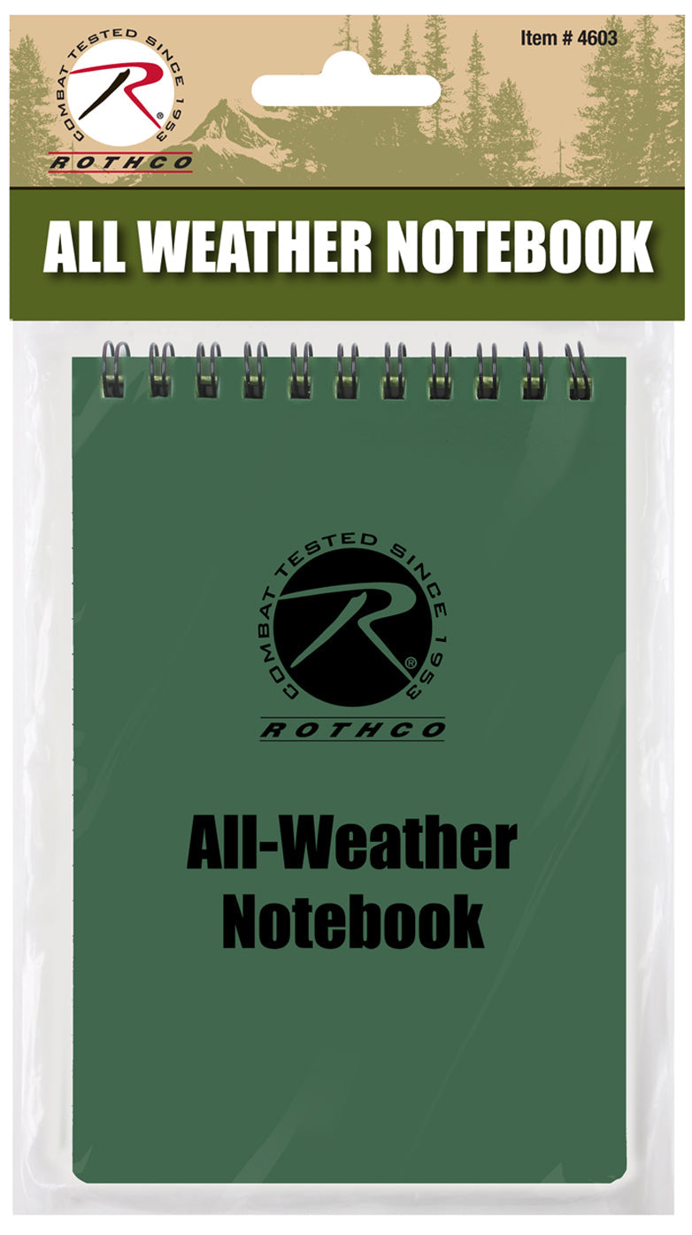 Rothco All-Weather Waterproof Notebook LARSON TACTICAL SUPPLY