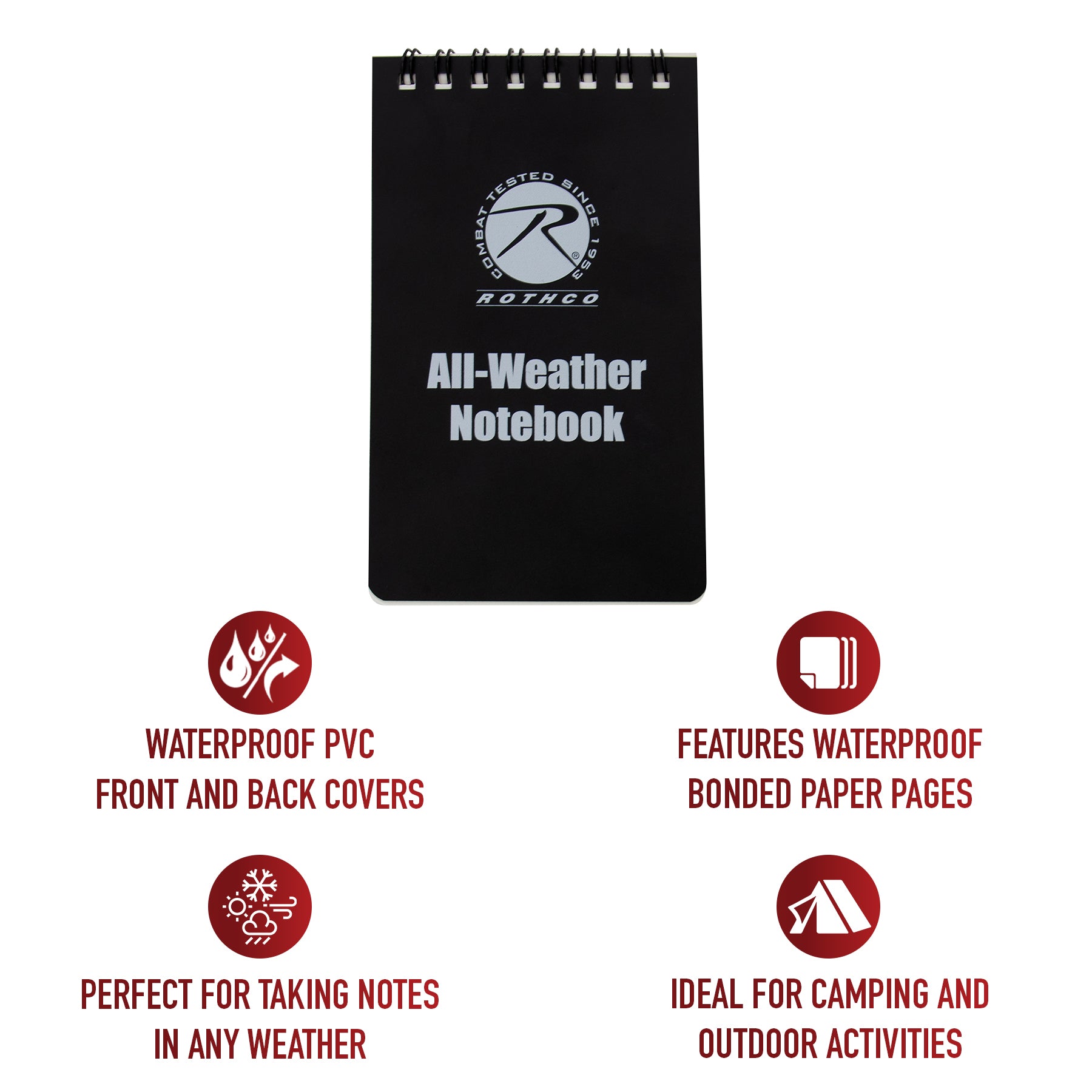 Rothco All-Weather Waterproof Notebook LARSON TACTICAL SUPPLY