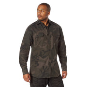 Rothco Midnight Camo Flannel Shirt LARSON TACTICAL SUPPLY